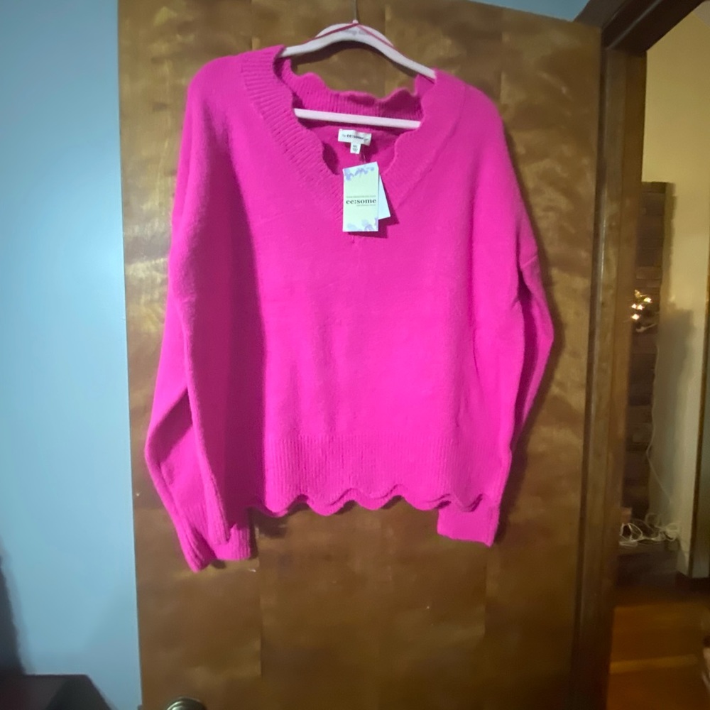 Pink sweater